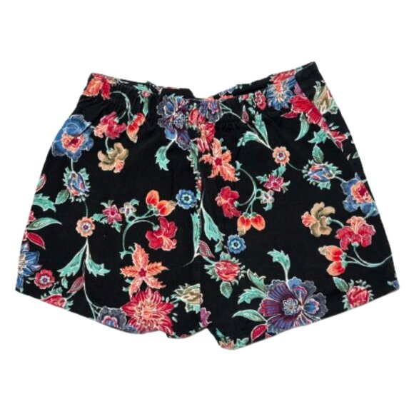 🖤 Sammydress Black Floral Short Shorts 🖤 - Picture 2 of 3